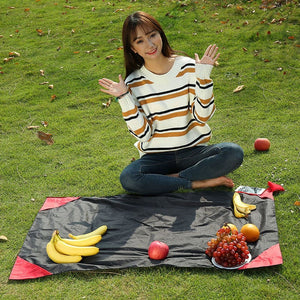 BeiLan Coperta Mini Pocket picnic bene di (Nero & Rosso) - Ilgrandebazar