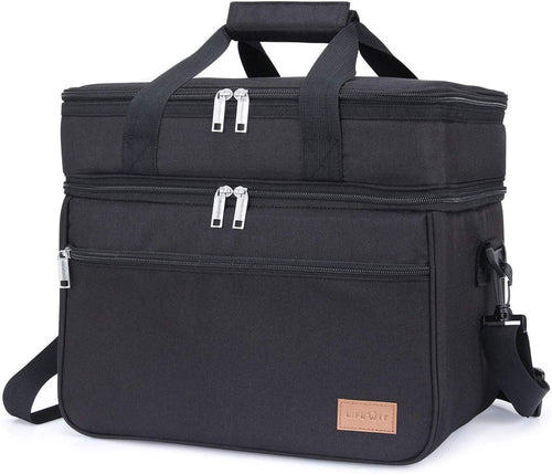 Lifewit Borsa Termica Porta Pranzo Frigo Isoterma per 23 L, Nero - Ilgrandebazar