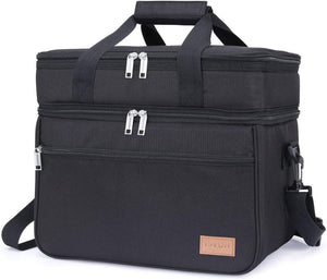 Lifewit Borsa Termica Porta Pranzo Frigo Isoterma per 23 L, Nero - Ilgrandebazar