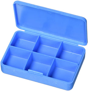 Portapillole Giornaliero, Blu Traslucido