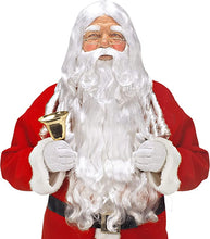 Carica l&#39;immagine nel visualizzatore di Gallery, Widmann S0785 - Parrucca Babbo Natale, bianca, con barba, baffi e sopracciglia, Babbo Natale, Natale, carnevale, festa a tema
