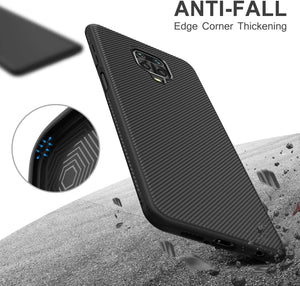 iBetter per Xiaomi Redmi Note 9S /Xiaomi Redmi Note 9 PRO Cover, Ultra Sottile di Gomma, Custodia Protettiva Antiurto,per la Xiaomi Redmi Note 9S /Xiaomi Redmi Note 9 PRO Smartphone.(Nero)