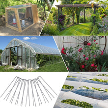 Carica l&#39;immagine nel visualizzatore di Gallery, Amagabeli Garden Home 200 Picchetti a U in Acciaio Lunghi 15CM - Ancoraggio... - Ilgrandebazar