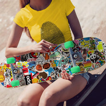 Carica l'immagine nel visualizzatore di Gallery, Confezione di adesivi per laptop 100 pezzi, adesivi alla moda Adesivi unici e cool Bottiglia d'acqua Notebook Chitarra Skateboard Adesivi per bambini da viaggio