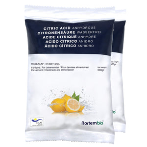 NortemBio Acido Citrico 1 Kg (2x500g). La Migliore Qualità Alimentare. Input... - Ilgrandebazar