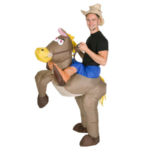 Bodysocks® Costume Gonfiabile da Cowboy per Adulti One Size, - Ilgrandebazar