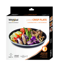 Carica l&#39;immagine nel visualizzatore di Gallery, Whirlpool AVM305 Piatto Crisp grande per forno a microonde Black, Brown - Ilgrandebazar