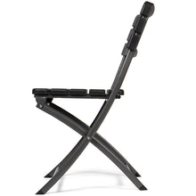 Carica l&#39;immagine nel visualizzatore di Gallery, Vanage VG-8717 Set Sedie, Plastica HDPE, Nero, 55 x 46 55 x 46 x 81 cm, Nero - Ilgrandebazar