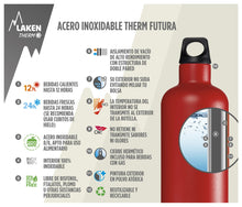 Carica l&#39;immagine nel visualizzatore di Gallery, Laken Futura Thermo, Borraccia, Verde (Green), 750 ml 750 ml, (Green) - Ilgrandebazar