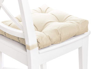 sleepling 190200 Set di 4 Cuscini per Sedia I Cuscino da 4, beige