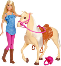 Carica l&#39;immagine nel visualizzatore di Gallery, Barbie Bambola con Cavallo e Accessori, Multicolore, 3+ Anni, FXH13