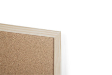 Carica l&#39;immagine nel visualizzatore di Gallery, Bi-Office Pannello In Sughero Budget Con Cornice Legno Di 900x600, marrone - Ilgrandebazar