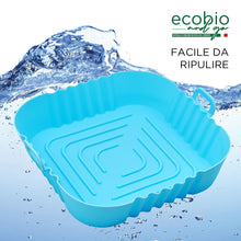 Carica l'immagine nel visualizzatore di Gallery, ECOBIO and GO 3 Teglie in Silicone per Friggitrice ad Aria, Qualità e Resistenza con più spessore, Diametro interno 16 esterno 19 Cm Accessori indispensabili per cucinare in modo sano e gustoso