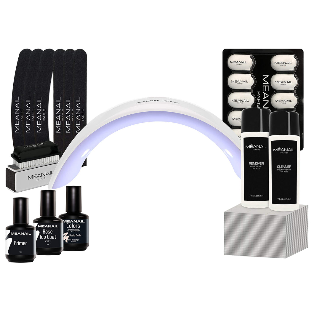 MEANAIL PARIS • Kit Semipermanente Unghie Professionale Completo • beige - Ilgrandebazar