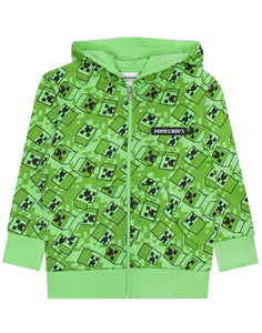 Vanilla Underground Maglione con Cappuccio per Bambini Minecraft Creeper... - Ilgrandebazar