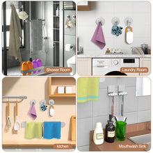 Carica l&#39;immagine nel visualizzatore di Gallery, AIKER Porta Asciugamani Bagno,Versione aggiornata Porta Asciugamani Bagno Adesivo 10PCS,Acciaio Inossidabile SUS304 Ispessito di Accessori Bagno Per Mobili da Bagno o arredo Bagno a Parete