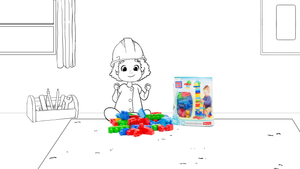 MEGA bloks Sacca Ecologica, 80 Pezzi, Blocchi da Costruzione, Giocattolo per... - Ilgrandebazar