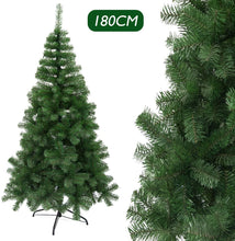 Carica l'immagine nel visualizzatore di Gallery, Arcoiris Albero di Natale artificiale extra imbottito abete artificiale supporto metallico 90-240 cm (180 cm), albero verde)