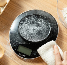 Carica l'immagine nel visualizzatore di Gallery, CAMRY Bilancia da cucina digitale Bilancia elettronica per alimenti con ciotola rimovibile Ampio display LCD Interruttore a pulsante Precisione 1g Capacità 5 kg/11 lb (Nero)