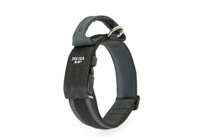 Collare K9 serie Color & Gray con manico richiudibile, nero, 40 mm x 47-67 cm - Ilgrandebazar