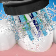 Carica l&#39;immagine nel visualizzatore di Gallery, Oral-B Smart 4 4000N Spazzolino Elettrico Ricaricabile, 1 Spazzolino Nero Connesso con Bluetooth, 2 Testine di Ricambio, Idea Regalo Natale