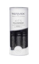 Carica l&#39;immagine nel visualizzatore di Gallery, Termix professionale - Pacco di 5 spazzole termiche per capelli rotonde Nero - Ilgrandebazar