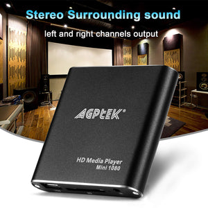 AGPTEK MKV media player 1080P HD Digital Media Player - MKV/RM - NC-HA0053B - Ilgrandebazar
