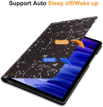 Carica l'immagine nel visualizzatore di Gallery, VOVIPO Samsung Galaxy Tab A7 10.4 2020 Cover- Custodia a Libro Ultra Sottile con Supporto Multi-visualizzazione per Galaxy Tab A7 10.4 SM-T500.SM-T505, SM-T507 Costellazione