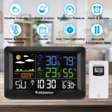 Carica l&#39;immagine nel visualizzatore di Gallery, Kalawen Stazione Meteo Meterologica Automatica Digitale Wireless con... - Ilgrandebazar