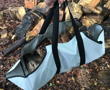 Carica l&#39;immagine nel visualizzatore di Gallery, Selections - Borsa porta legna in tela, impermeabile, con doppio manico - Ilgrandebazar