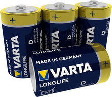 Carica l&#39;immagine nel visualizzatore di Gallery, Varta Longlife C LR14 Batterie alcaline, 1.5 Volt, confezione da 4 pile - Ilgrandebazar