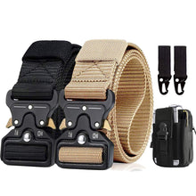 Carica l&#39;immagine nel visualizzatore di Gallery, BESTKEE Cintura Tattica da Uomo 1,5&quot; Regolabile in Nylon Stile Militare con...