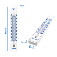 Carica l&#39;immagine nel visualizzatore di Gallery, Lantelme 4086 Set di 5 termometri analogici per Interno ed Esterno; in bianco - Ilgrandebazar