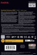 Carica l&#39;immagine nel visualizzatore di Gallery, Sandisk Extreme Pro Scheda di Memoria SDXC da 128 Gb, Velocità 128 GB