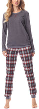 Carica l&#39;immagine nel visualizzatore di Gallery, Merry Style Pigiama Manica Lunga Donna MS10-168(mélange Scuro Grigio, S) - Ilgrandebazar