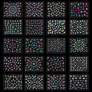Adesivi Unghie, Diealles 50 Fogli 3D Design Nail Art Stickers Design... - Ilgrandebazar