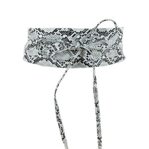 FASHIONGEN - cintura di finta pelle Obi MICA - Cammello, S-M - Ilgrandebazar
