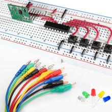 Carica l'immagine nel visualizzatore di Gallery, Kit sonda posteriore Set di puntali posteriori per autoveicoli 15Pcs Perni sonda posteriori 30V 5Pcs Cavi di prova con clip a coccodrillo da 4 mm per test di riparazione auto