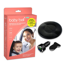 Carica l'immagine nel visualizzatore di Gallery, Dispositivo anti abbandono Steelmate Baby Bell Plus | universale 100% auto | espandibile | funziona anche senza smartphone nero 1 Unità (Confezione da 1)