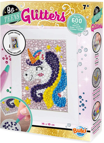 Buki France- Be Teens Glitters-Unicorno, Colore, DP002