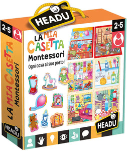 Headu-La Mia Casetta Montessori Gioco, Multicolore, IT20454