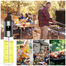 Carica l&#39;immagine nel visualizzatore di Gallery, Spruzzatore Olio, Nebulizzatore Olio con Scala, 100ml Olio Spray per Friggitrice Ad Aria, Acciaio Inox e Vetro Spruzzino Olio da Cucina Accessori per Cucina, Grigliare, Forno