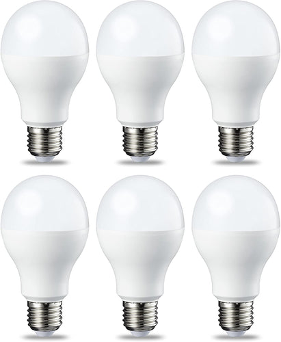 AmazonBasics Lampadina LED E27, 14W (equivalenti a 100W), Luce Bianca Calda - Pacco da 6