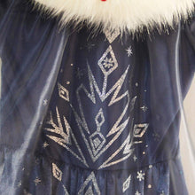 Carica l&#39;immagine nel visualizzatore di Gallery, NNDOLL  Princess Vestito Carnevale Bambina Abito Costume Bimbi 7-8 anni, Blu - Ilgrandebazar
