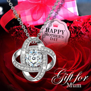 Alex Perry Regalo per la Mamma, Serie Satellitare, Collana Pendente Donna, Argento/Oro Rosa/Champagne, Argento Sterling 925, Zirconi 5A