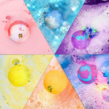 Carica l&#39;immagine nel visualizzatore di Gallery, EYEPICK Bombe da Bagno, 6PCS Sali da Bagno Rilassanti Effervescenti Fatto a Mano con Oli Essenziali Naturali, Pulito e Idratante Bath Bomb per Bambini, Donna, Uomo e Mamma, Regalo Compleanno o Feste