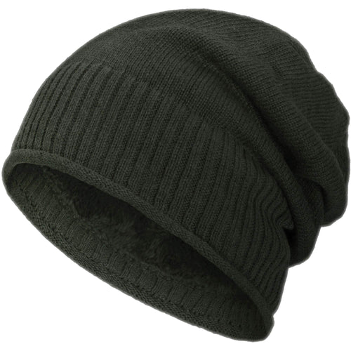 Compagno Caldo Berretto Foderato Invernale Beanie Design in Maglia... - Ilgrandebazar