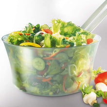 Carica l&#39;immagine nel visualizzatore di Gallery, Leifheit Salad Spinner Signature Contenitore A Centrifuga per Insalata, Acciaio Inossidabile, Verde, Grande