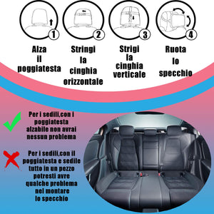 Specchietto Retrovisore Bambini|Specchio Auto... - Ilgrandebazar