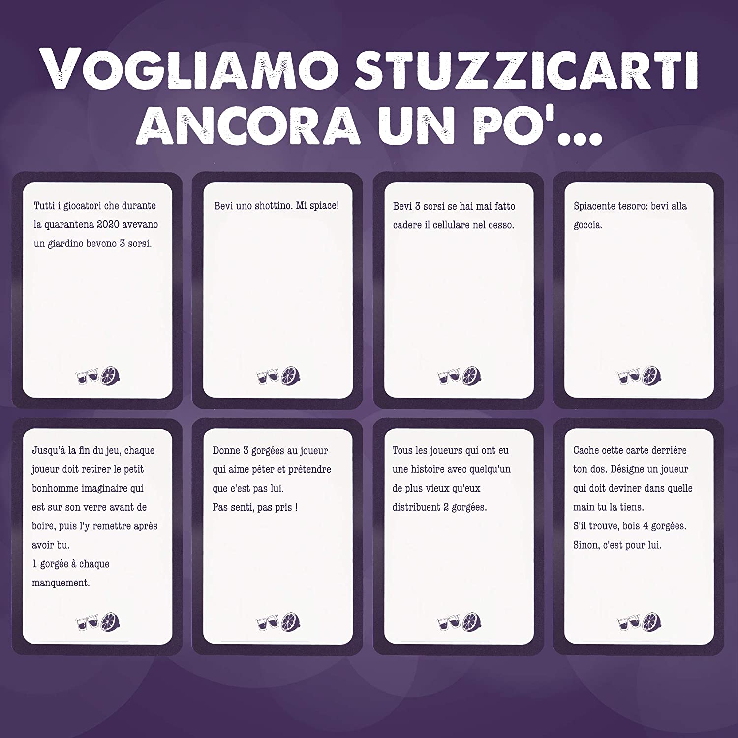 I giochi alcolici con le carte che si possono fare in compagnia